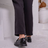 Mocassim Verniz com Ponteiras Metal Preto