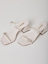 Mule Duas Tiras Offwhite