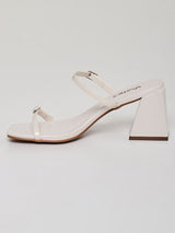 Mule Duas Tiras Offwhite