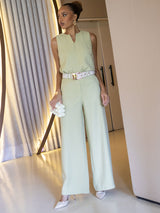 Conjunto Liso Calça e Regata Verde