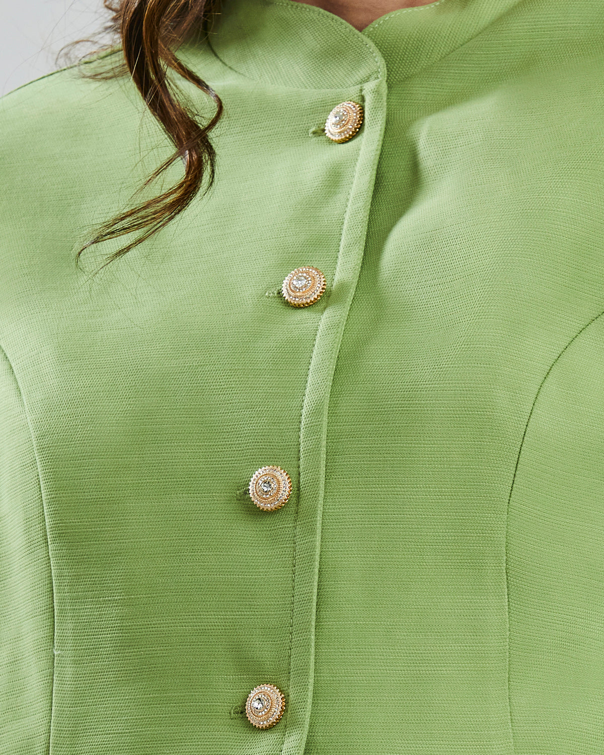 Casaqueto Gola Militar Verde