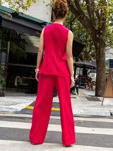 Colete Alongado Pink