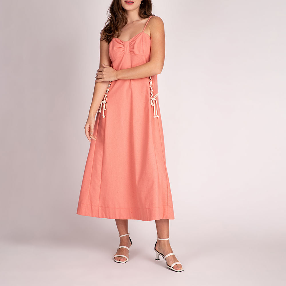 Sandália Soft Tiras Salto Baixo Offwhite