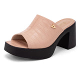 Tamanco Clog Meia Pata  Natural