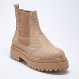 Bota Coturno Tratorada Croco Bistro