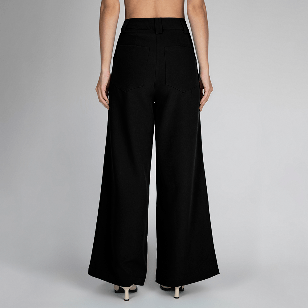 Pantalona Wide Leg Preto