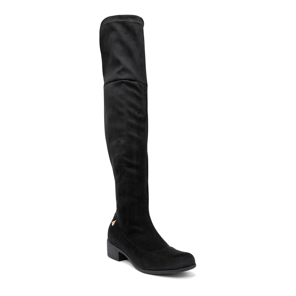 Bota Montaria Cano Alto  Salto Baixo Preto