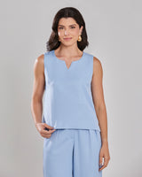 Conjunto Regata e Calça Pantalona Azul