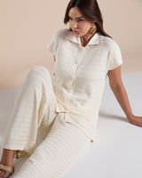 Conjunto Tricot Model Off White