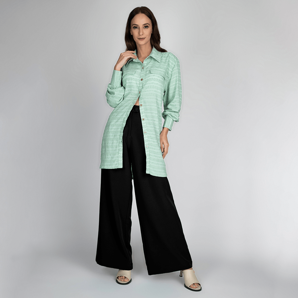 Pantalona Wide Leg Preto
