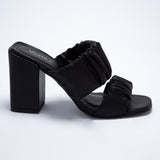 Mule Feminino Tira Soft Volume Salto Bloco