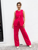 Colete Alongado Pink