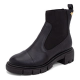Bota Coturno Tratora Cano Médio  Preto