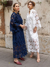 Vestido Amplo Margarida Offwhite