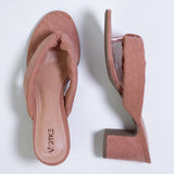 Tamanco De Dedo Feminino Tiras Comfy - Antique