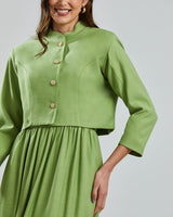 Casaqueto Gola Militar Verde