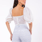 Blusa Corpete Laise Offwhite
