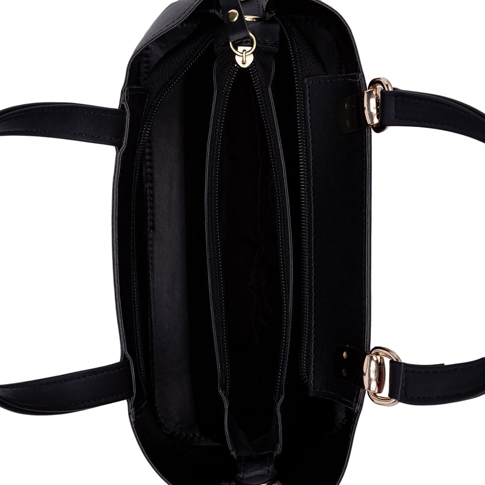 Kit Bolsa P Duas Peças Removível Preto