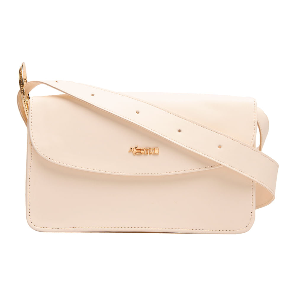 Bolsa Crossbody Fivela Marfim