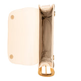Bolsa Crossbody Fivela Marfim