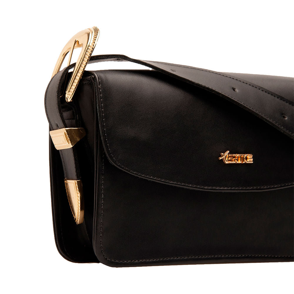 Bolsa Crossbody Fivela Preto