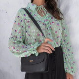 Bolsa Crossbody Fivela Preto
