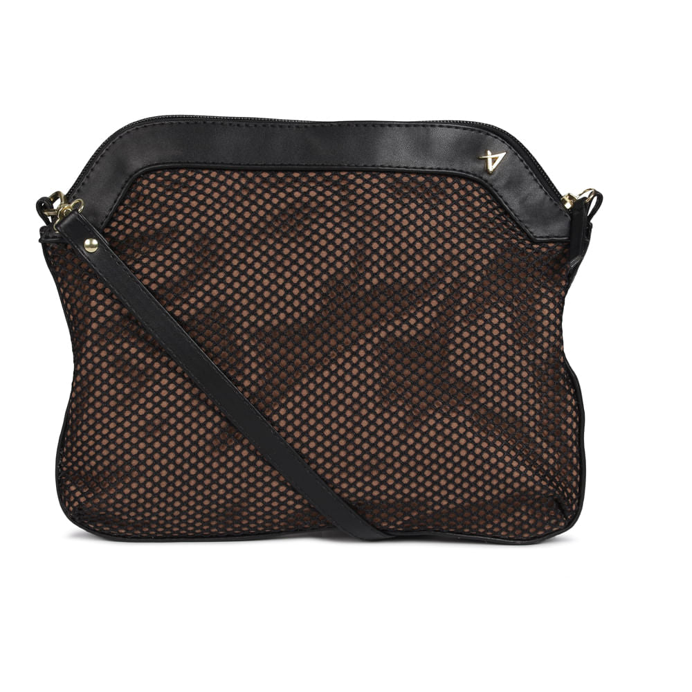 Bolsa Carteira Tela Tiracolo Preto
