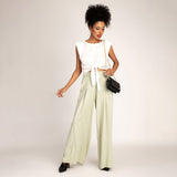 Calça Feminina Pantalona Verde