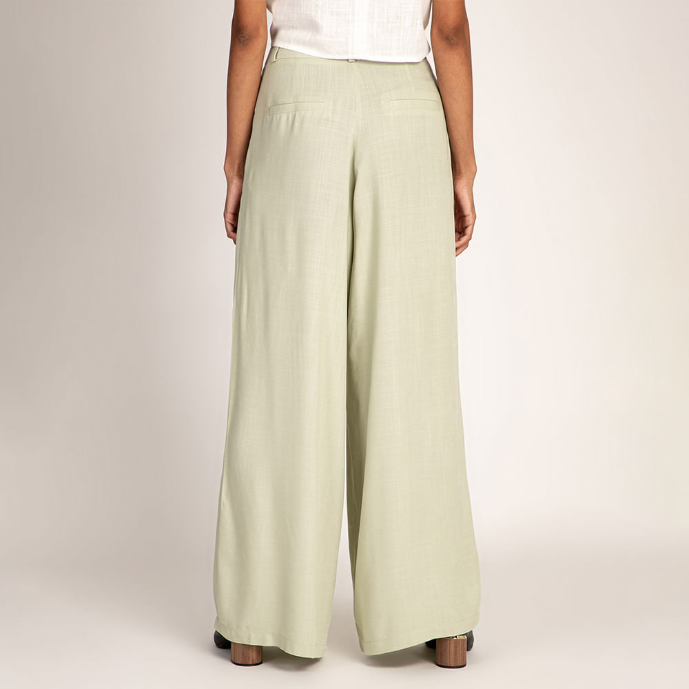 Calça Feminina Pantalona Verde