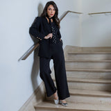 Calça Alfaiataria Reta Preto