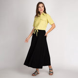 Camisa Amarração Cintura Verde