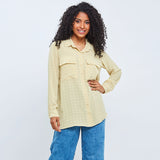 Camisa Alongada Manga Longa Nude