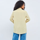 Camisa Alongada Manga Longa Nude