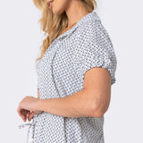 Camisa Manga Curta Offwhite