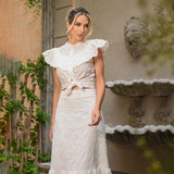 Camisa Amarração Laise Offwhite