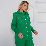 Camisa Utilitaria Sarja Verde