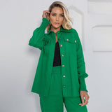 Camisa Utilitaria Sarja Verde