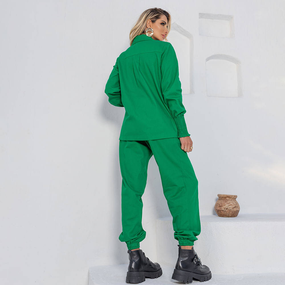Camisa Utilitaria Sarja Verde