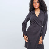 Chemise Manga Longa Preto