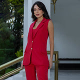 Max Colete Alfaiataria Vermelho