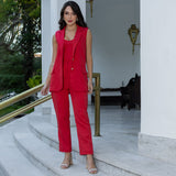 Max Colete Alfaiataria Vermelho