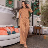 Colete de Sarja Alfaiataria Caqui