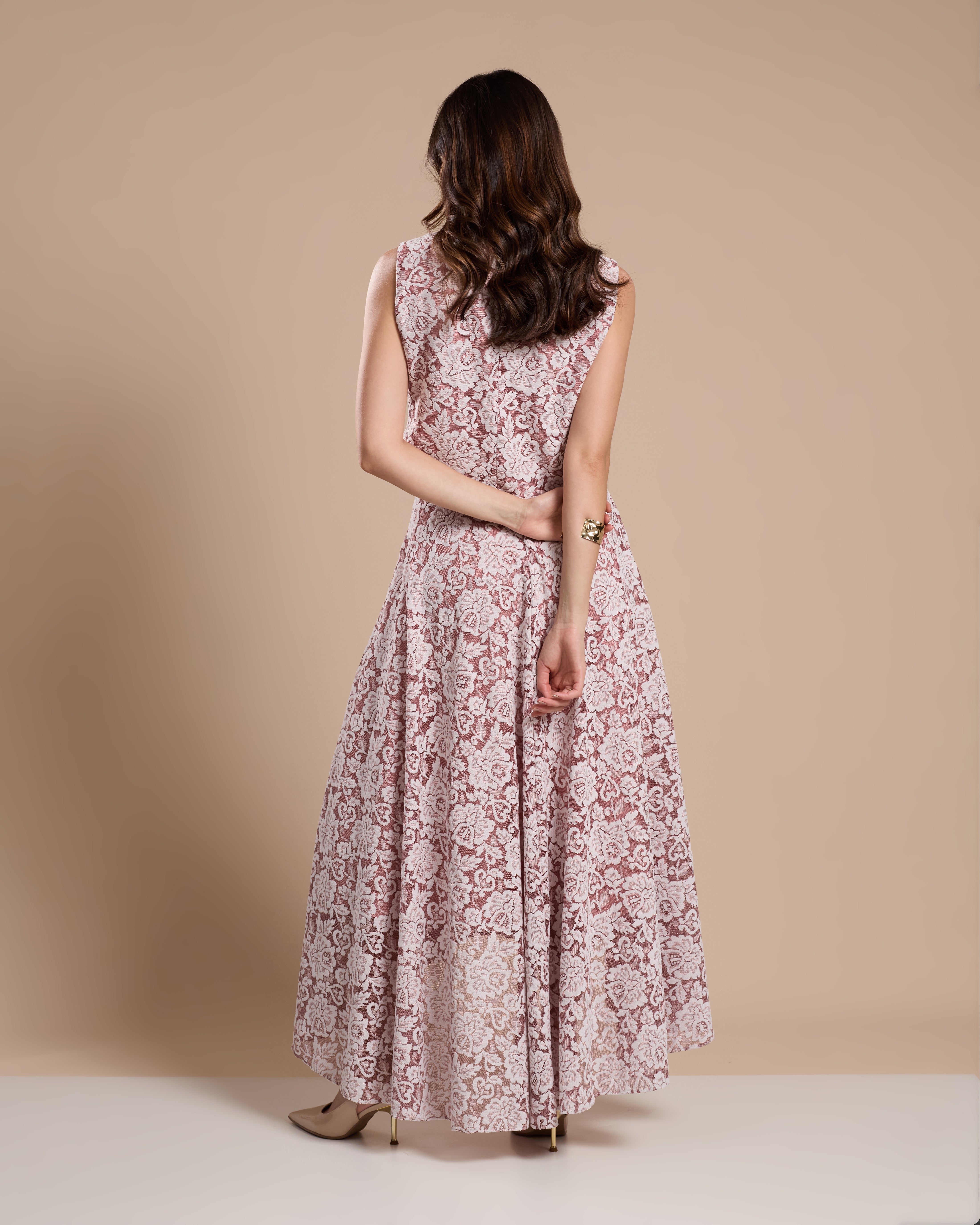 Colete Alfaiataria Renda Rosa