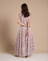 Saia Renda Assimétrica Rosa