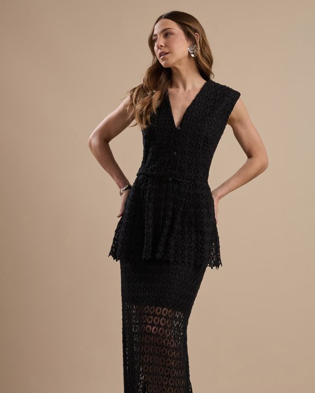 Conjunto Renda Guipir Elegance