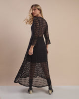 Vestido Renda Midi Guipir