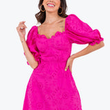 Vestido Corpete Laise Pink