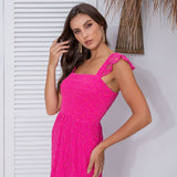 Vestido Renda Manguinhas Pink