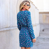 Vestido Manga Longa Verde