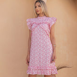 Vestido Laise Babadinhos Rosa